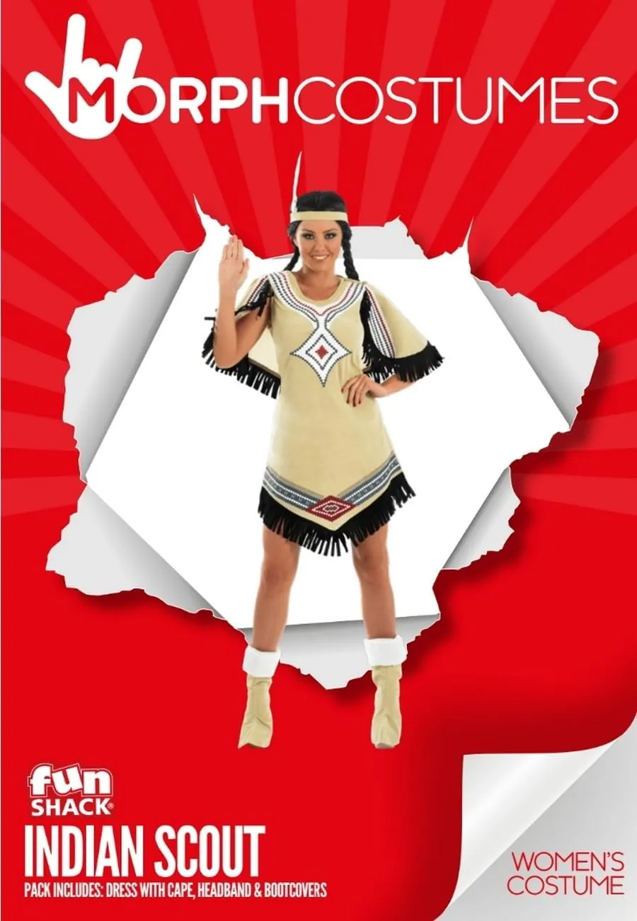 fun shack Native American Costume Women, Native American Dress for Women, Warrior Princess Costume Women