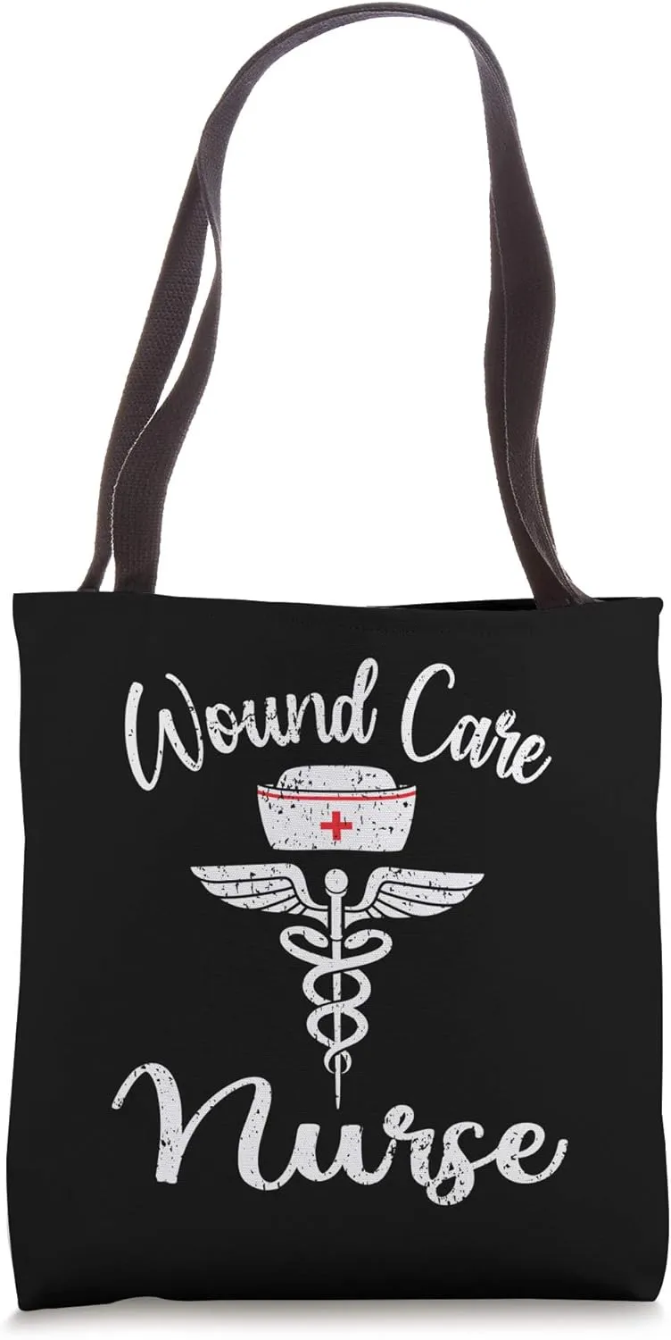 Funny Wound Care Nurse | Nursing Wound Ostomy Nurse Gift Tote Bag