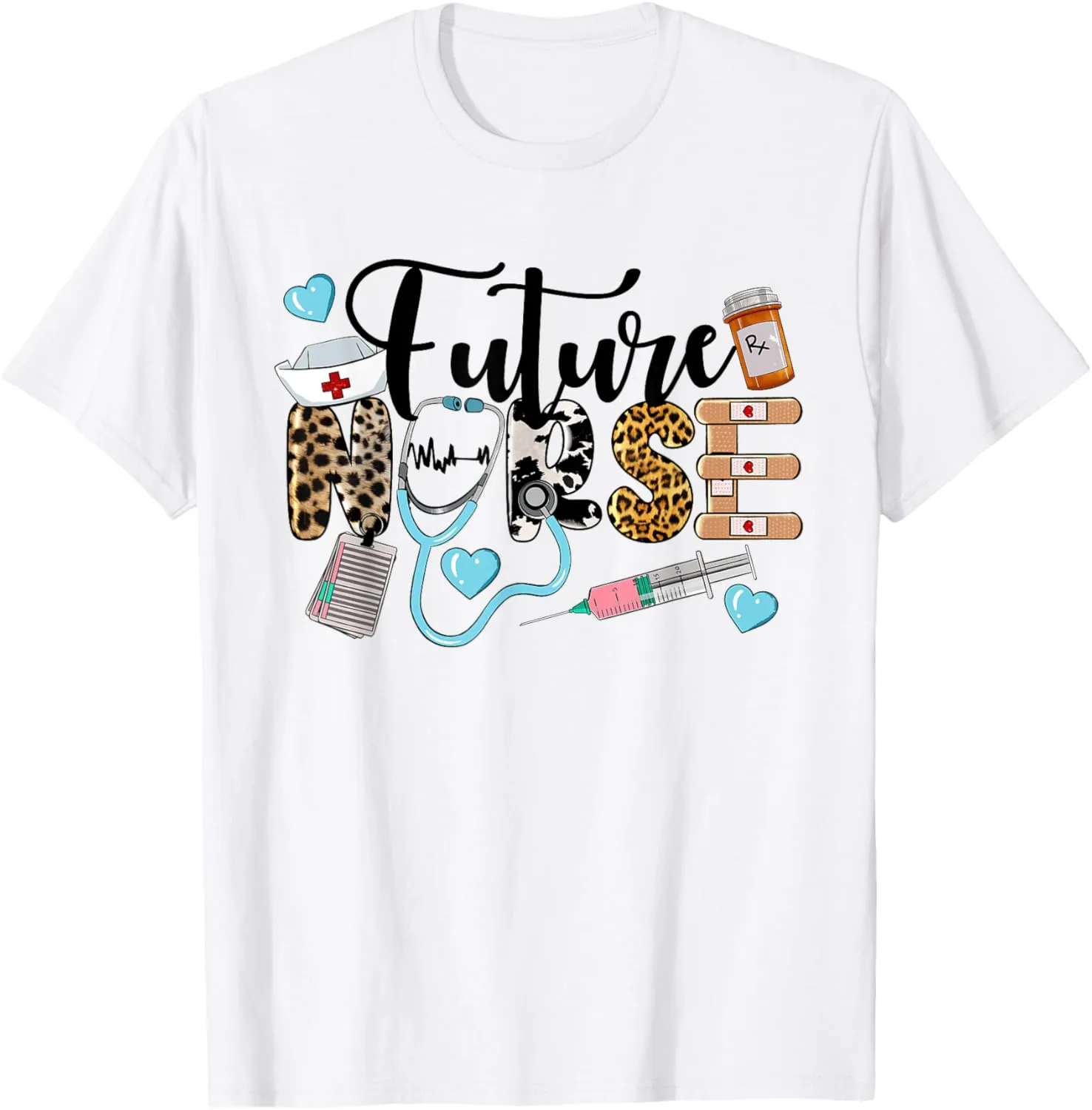 Future Nurse Nursing School Student Funny Nurse In Progress T-Shirt
