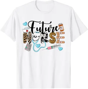 Future Nurse Nursing School Student Funny Nurse In Progress T-Shirt