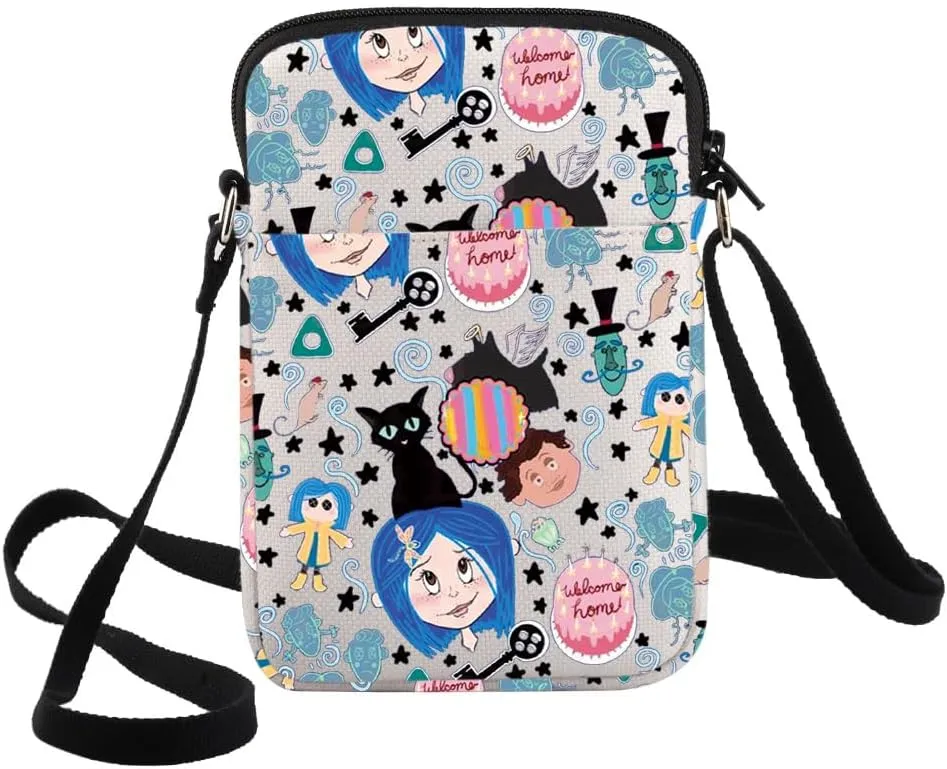 G2TUP Mr. Bobinsky Crossbody Bag The Secret Door Lover Gift Ghost Mom Adjustable Strap Bag Cartoon Movie Merch