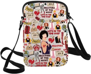 G2TUP Rocky Musical Crossbody Bag Dr. Frank-N-Furter & Janet Fans Gift Let's Do The Time Warp Rocky Shoulder Bag