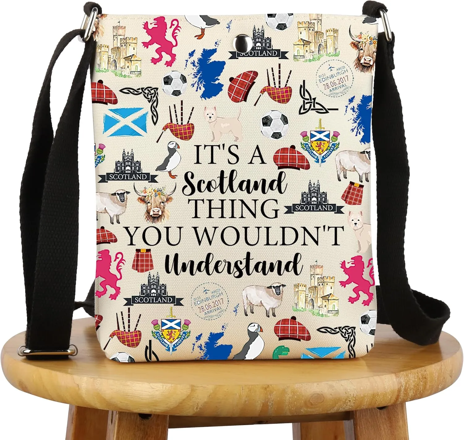 G2TUP Scotland Lover Gift It's A Scotland Thing Crossbody Bag Scottish Culture Travel Scotland Tourism Britain Lover Gift