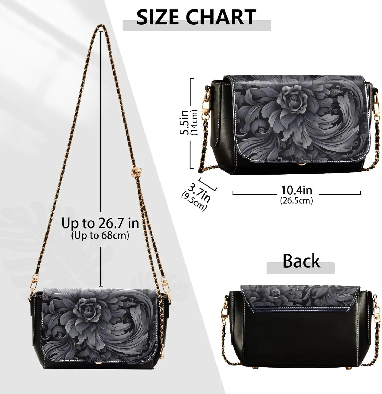 GAIGEO Watercolor Painting Tomatoes Womens Leather Crossbody Bag, Shoulder Bag for Women, Ladies Shoulder Bag