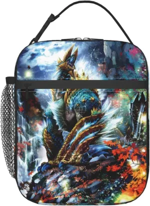 Game Monster Lunch Bag Hunter Insulated Lunch Box Reusable Lunch Tote Bags for Outdoor,Work,Picnic,Beach and Travel