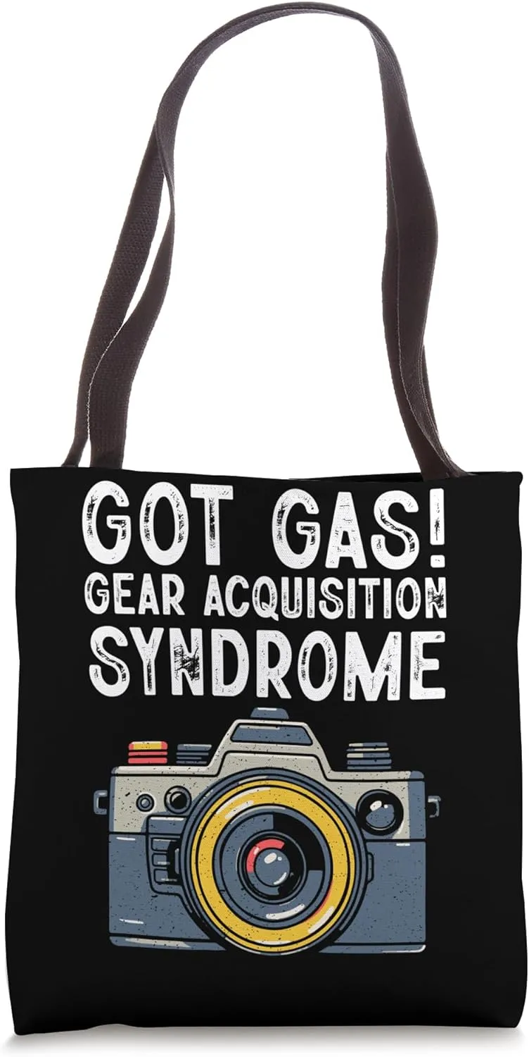 Gear Acquisition Syndrome - Photographer Funny Photography Tote Bag