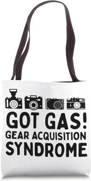 Gear Acquisition Syndrome - Photographer Funny Photography Tote Bag