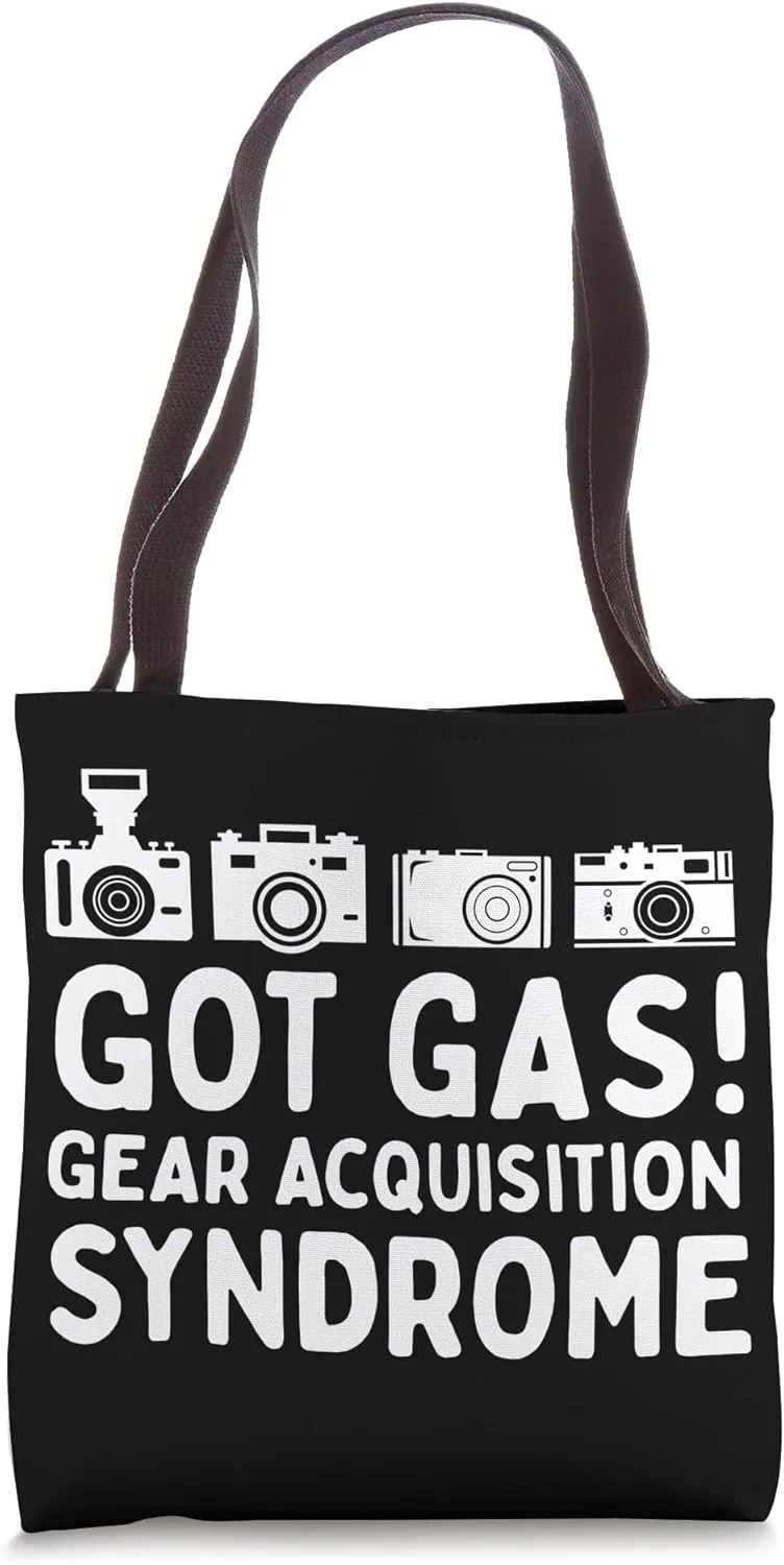 Gear Acquisition Syndrome - Photographer Funny Photography Tote Bag