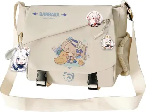 Genshin Impact Handbag Sangonomiya Crossbody Bag Single Shoulder Bag Adult Single Shoulder Backpack White Bag