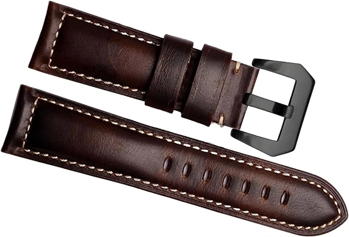 Genuine Cowhide Leather Watch Band for Panerai PAM111 441 Retro Man Watchband Wrist Strap 20mm 22mm 24mm