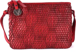 Genuine Leather Crossbody Sling Bag for Women - Trendy Casual Office Bag with Adjustable Strap
