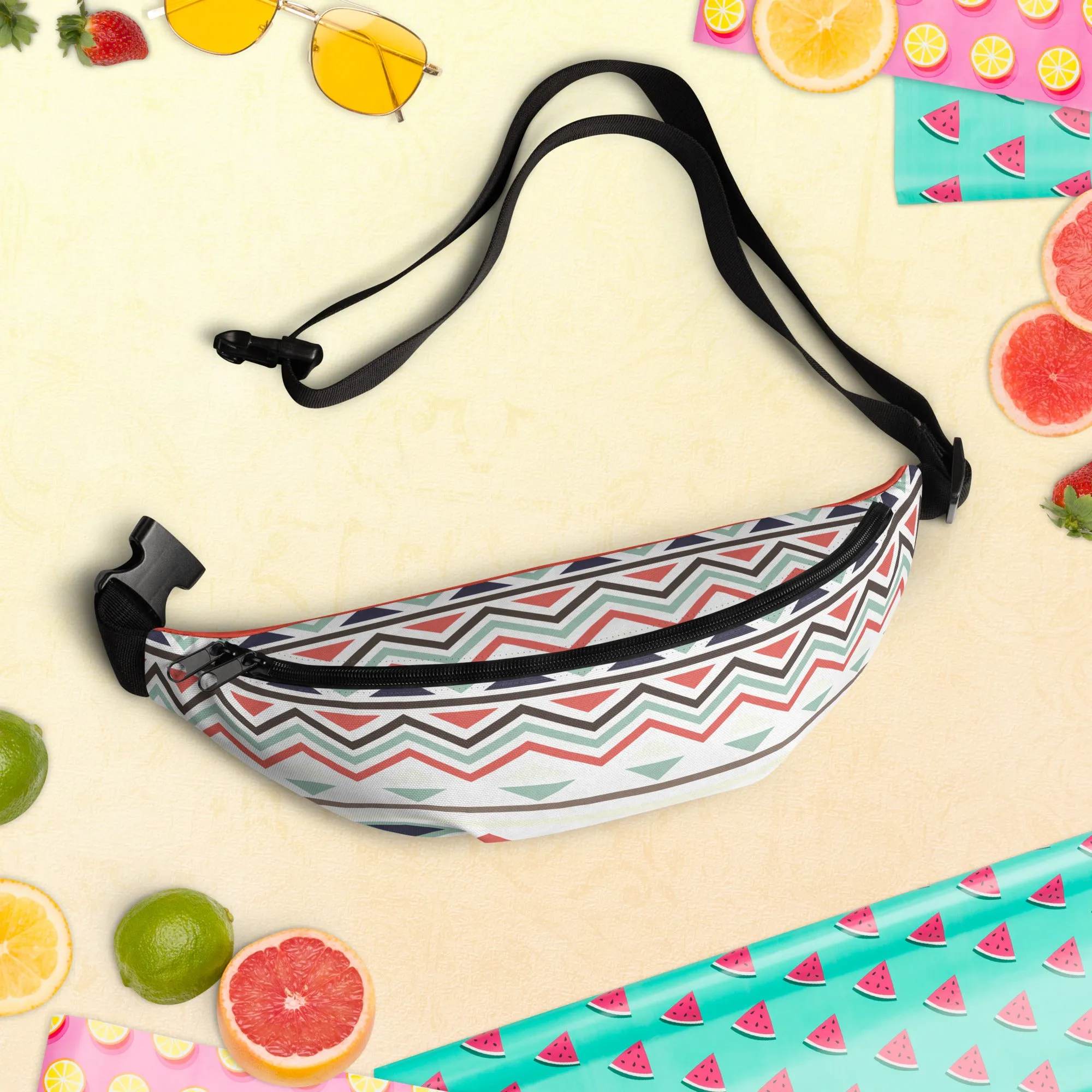Geometric Fanny Pack