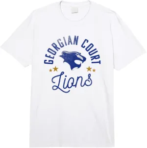 Georgian Court University Lions Logo Comfort Colors Adult Heavyweight T-shirt