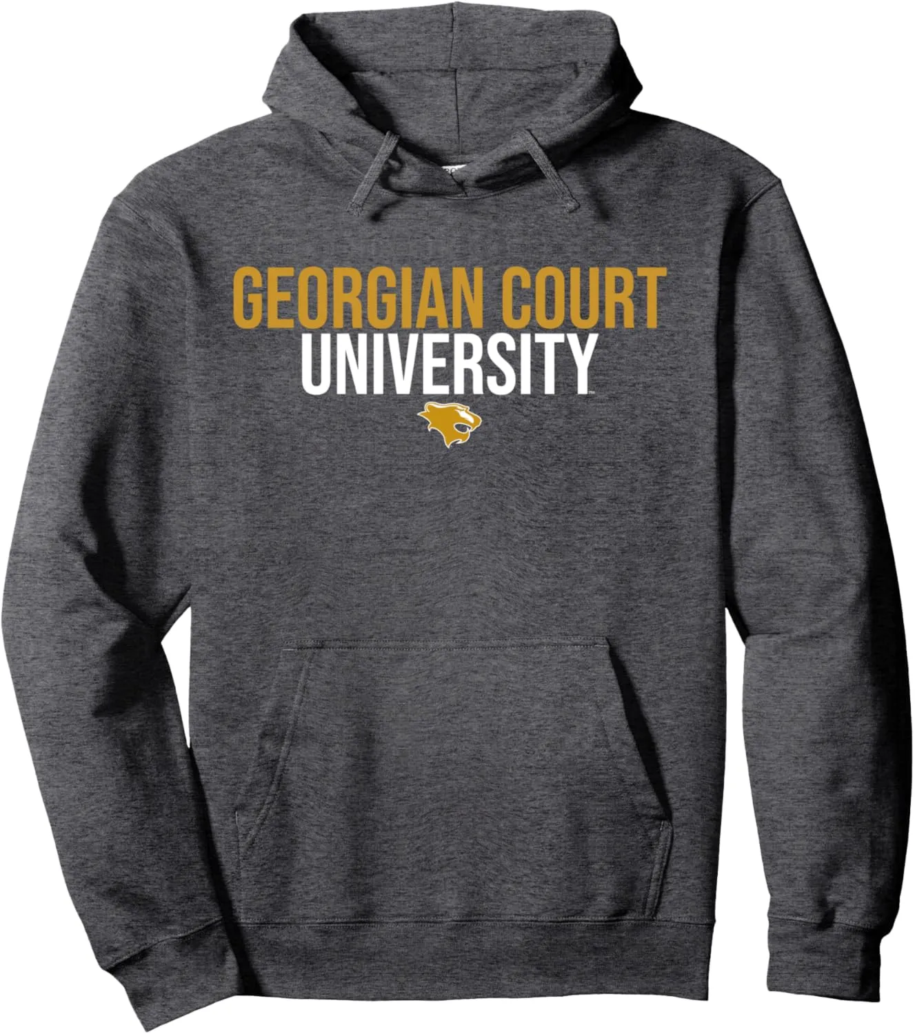 Georgian Court University Lions Stacked Pullover Hoodie