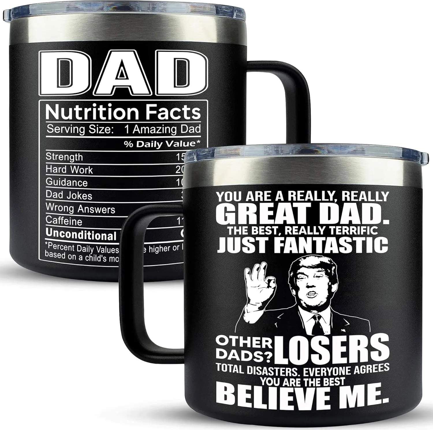 Gifts for Dad from Daughter, Son - Father's Day Gifts for Dad, Men - Dads Birthday Gift Ideas, Happy Birthday gifts for Dads, Fathers - Best Dad Ever Gift, Best dad Mug, Coffee Mug for dad 14 Oz