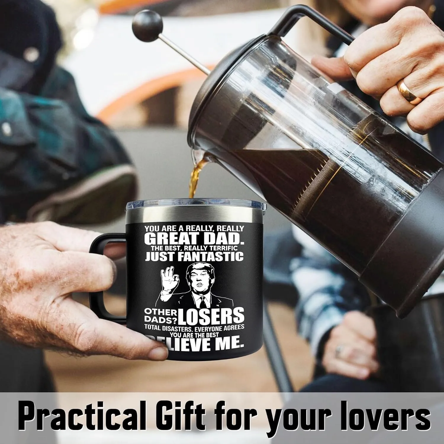 Gifts for Dad from Daughter, Son - Father's Day Gifts for Dad, Men - Dads Birthday Gift Ideas, Happy Birthday gifts for Dads, Fathers - Best Dad Ever Gift, Best dad Mug, Coffee Mug for dad 14 Oz