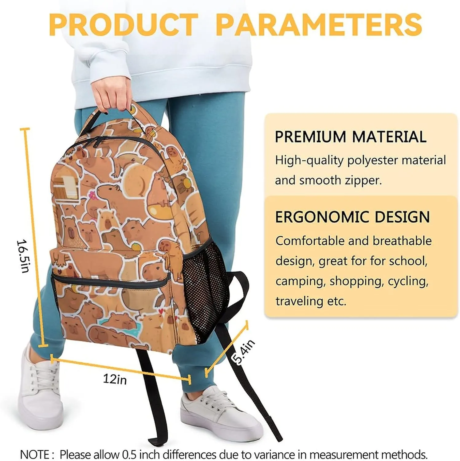 Girls Bookbag for School, Kids Backpack, Animal Backpack for Boys, 17 Inch Cute Toddler Bookbags for Primary Middle College, Lightweight, Large Capacity
