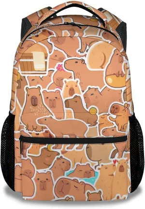Girls Bookbag for School, Kids Backpack, Animal Backpack for Boys, 17 Inch Cute Toddler Bookbags for Primary Middle College, Lightweight, Large Capacity