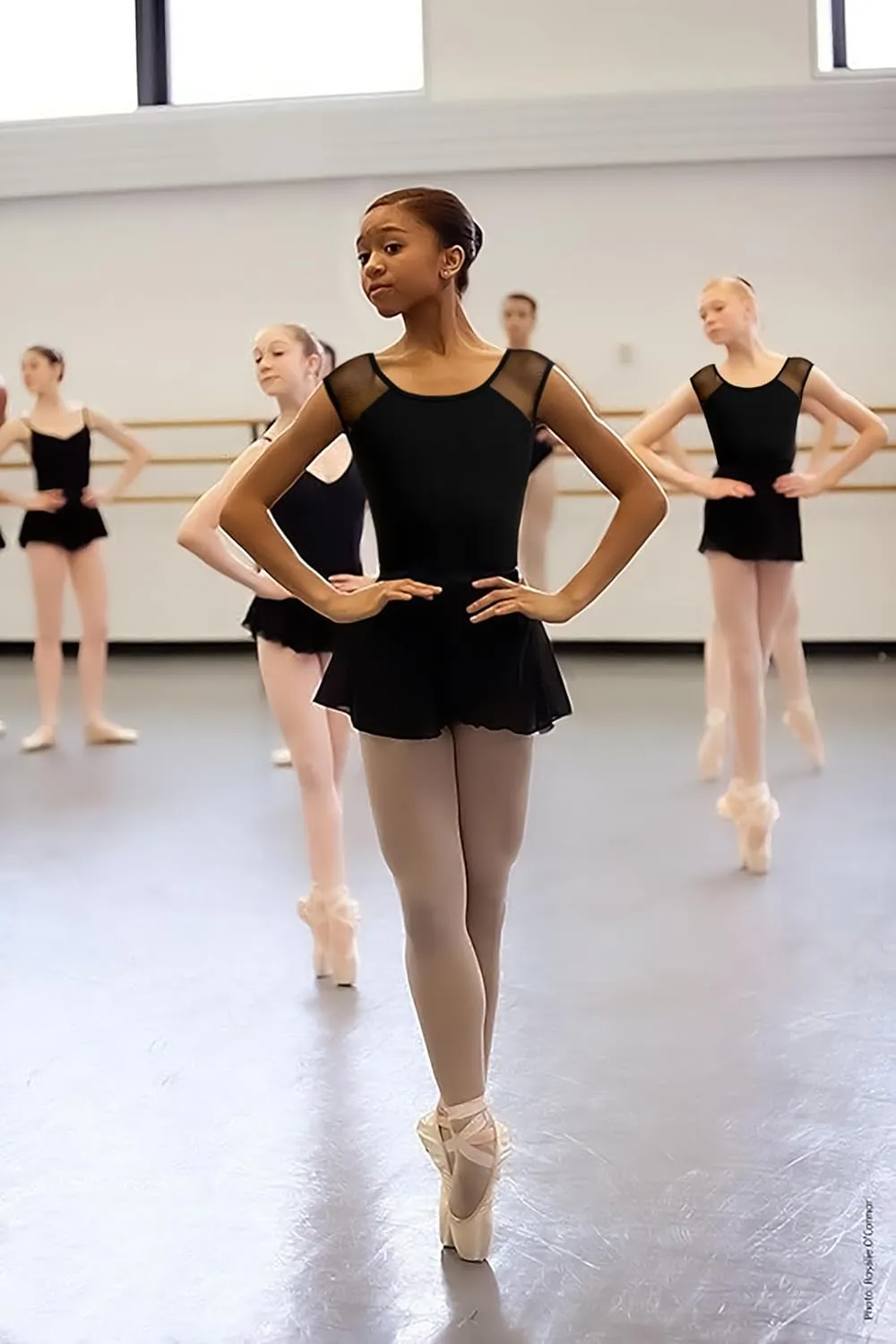 Girls Dance Ballet Leotard Mesh Cap Sleeve,Cute V-Shaped Mesh Back