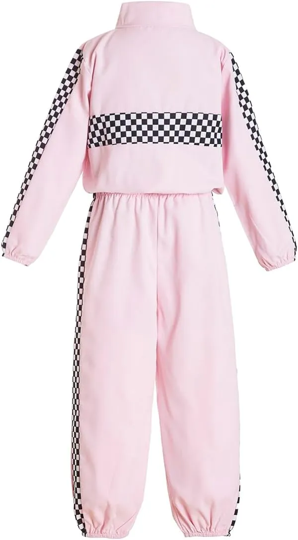Girls Racer Jumpsuit Kid's Costume Kids car Racing Suit Driver Racing Suit Baby Race Suit Baby Coveralls