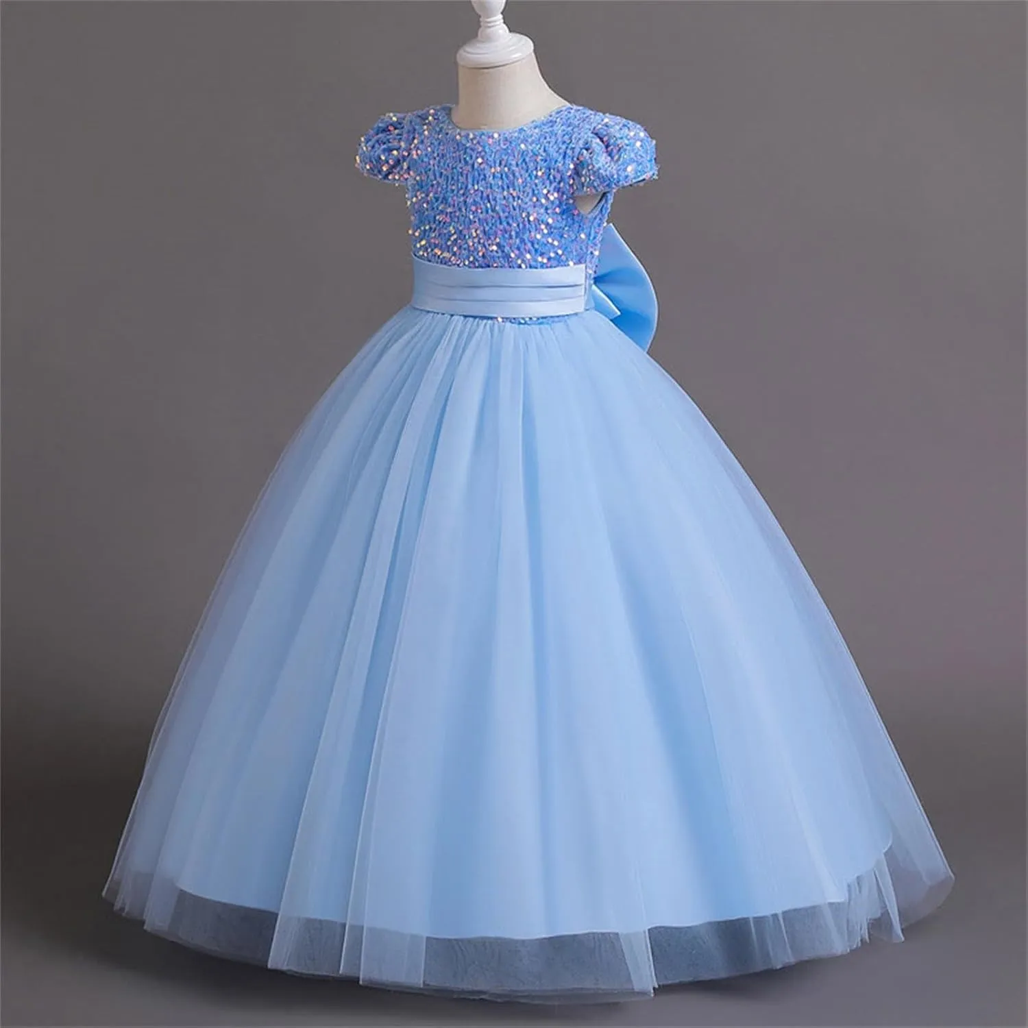Girls Tutu Dress Infant Tulle Dresses Toddler Sleeveless Sundress Birthday Party Wedding Bridesmaid Evening Dresses