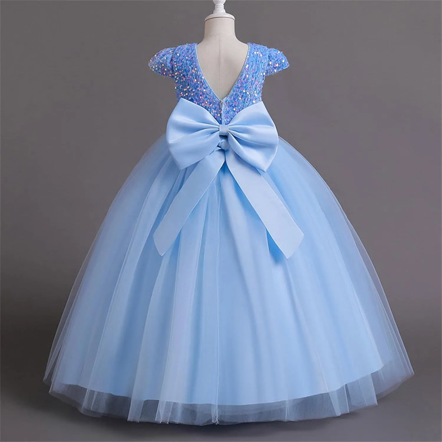 Girls Tutu Dress Infant Tulle Dresses Toddler Sleeveless Sundress Birthday Party Wedding Bridesmaid Evening Dresses