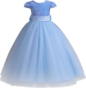 Girls Tutu Dress Infant Tulle Dresses Toddler Sleeveless Sundress Birthday Party Wedding Bridesmaid Evening Dresses
