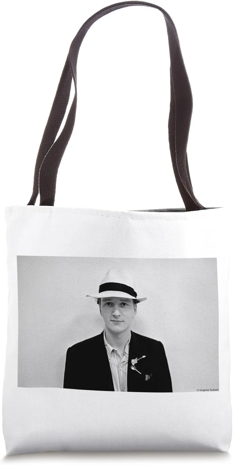 Glen Tilbrook Singer Of Squeeze By Virginia Turbett Tote Bag