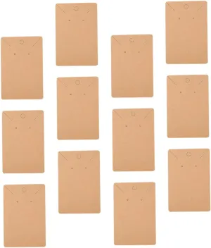 Gogogmee Earring Display Cards Holder 50pcs Earring Tags Self-Seal Jewelry Bags