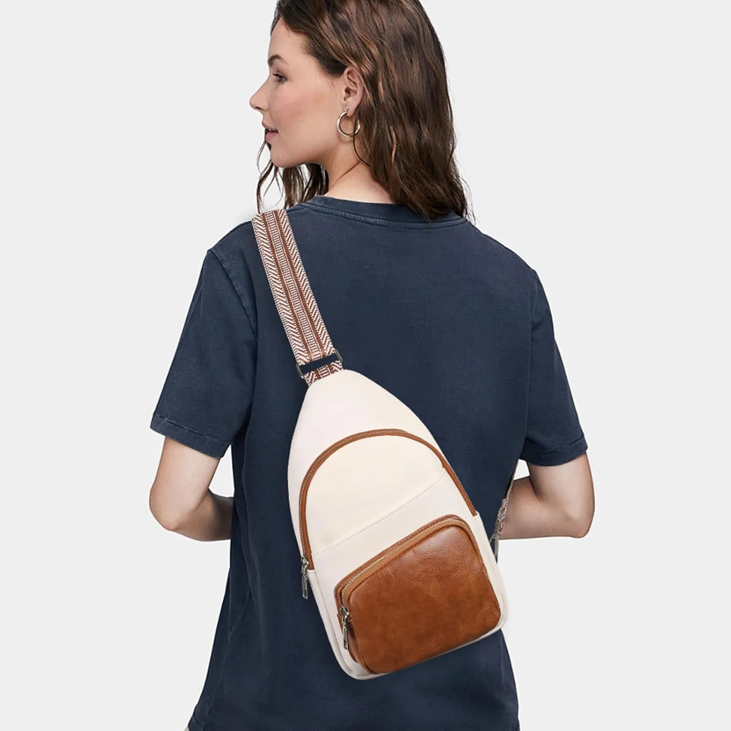 GOIACII Shoulder Bag Women Leather Sling Crossbody Bag