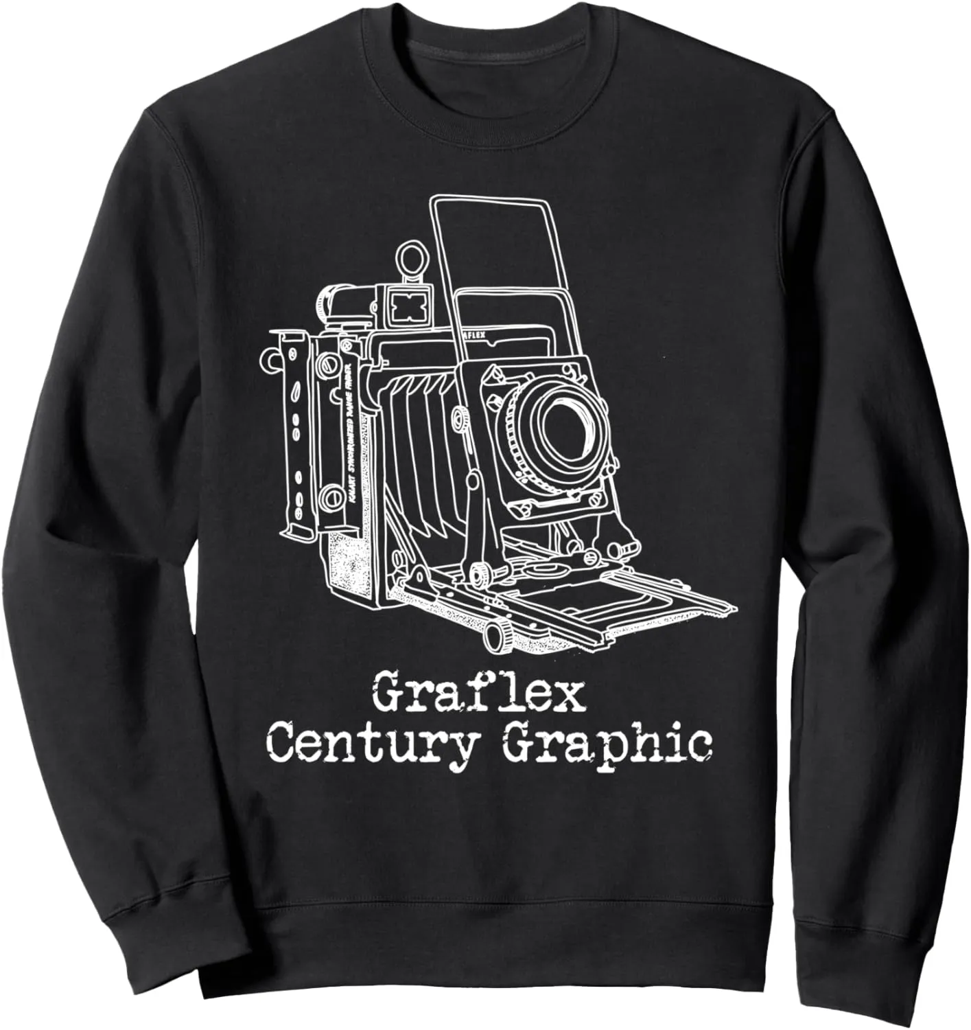 Graflex Century Graphic retro vintage camera Sweatshirt