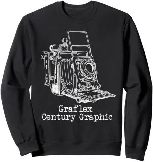 Graflex Century Graphic retro vintage camera Sweatshirt