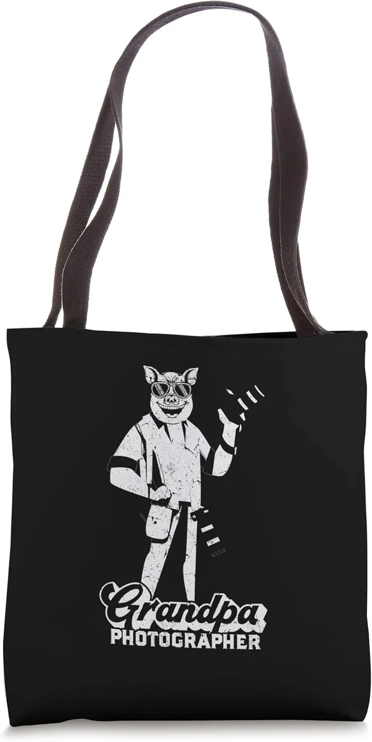 Grandpa Photograph Grandpa Photography Grandpa Photographer Tote Bag