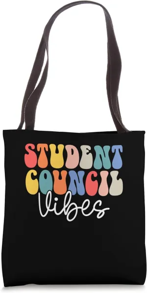 Groovy Student Council Vibes School Student Council Tote Bag