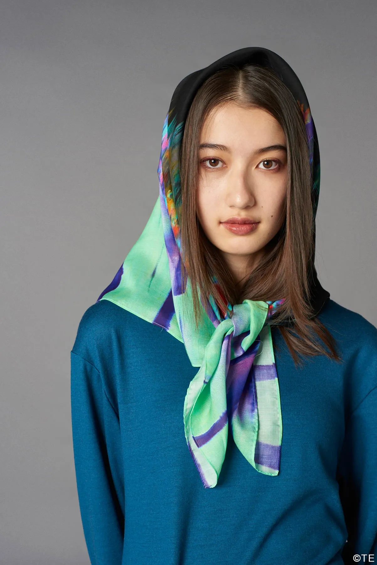 Ground Y × 『MONONOKE The Movie』  Collaborate Collection HINEZUMI PATTERN MODAL LAWN SCARF