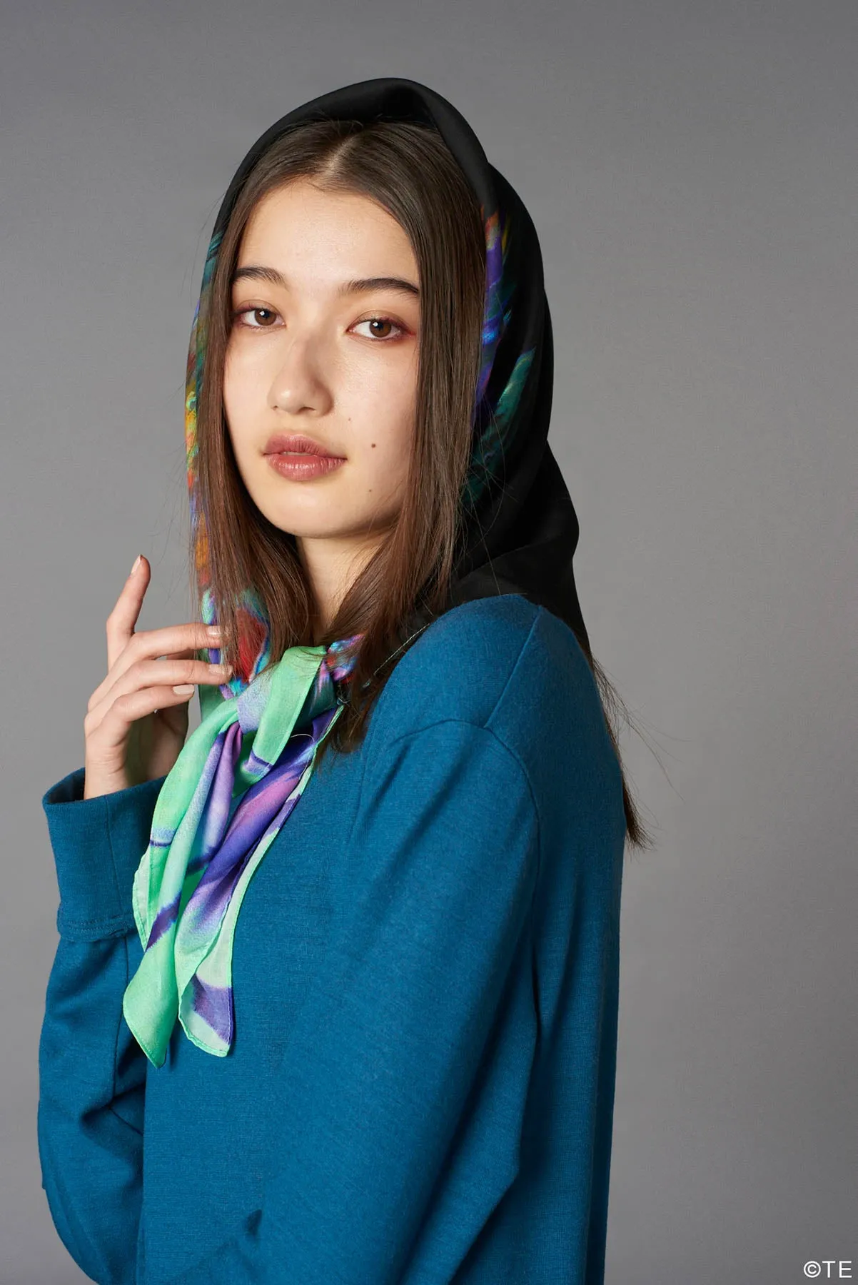 Ground Y × 『MONONOKE The Movie』  Collaborate Collection HINEZUMI PATTERN MODAL LAWN SCARF
