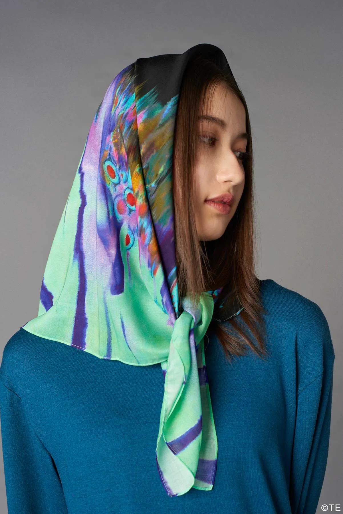 Ground Y × 『MONONOKE The Movie』  Collaborate Collection HINEZUMI PATTERN MODAL LAWN SCARF