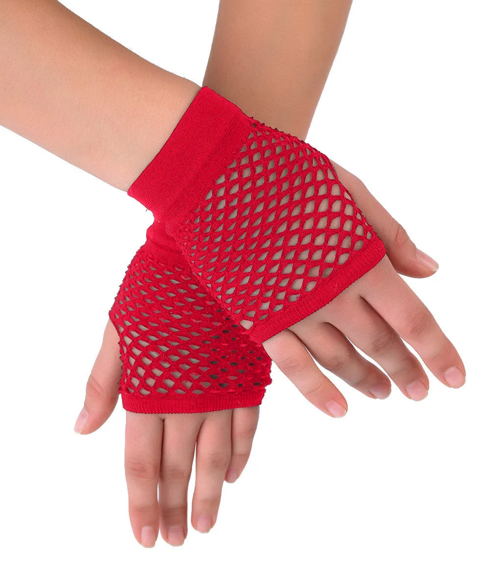 GT01Y Fishnet Gauntlets