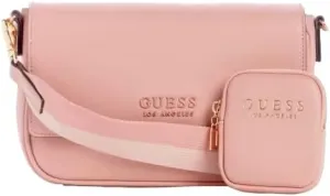 GUESS Factory Bryxton Faux-Leather Crossbody, Pink