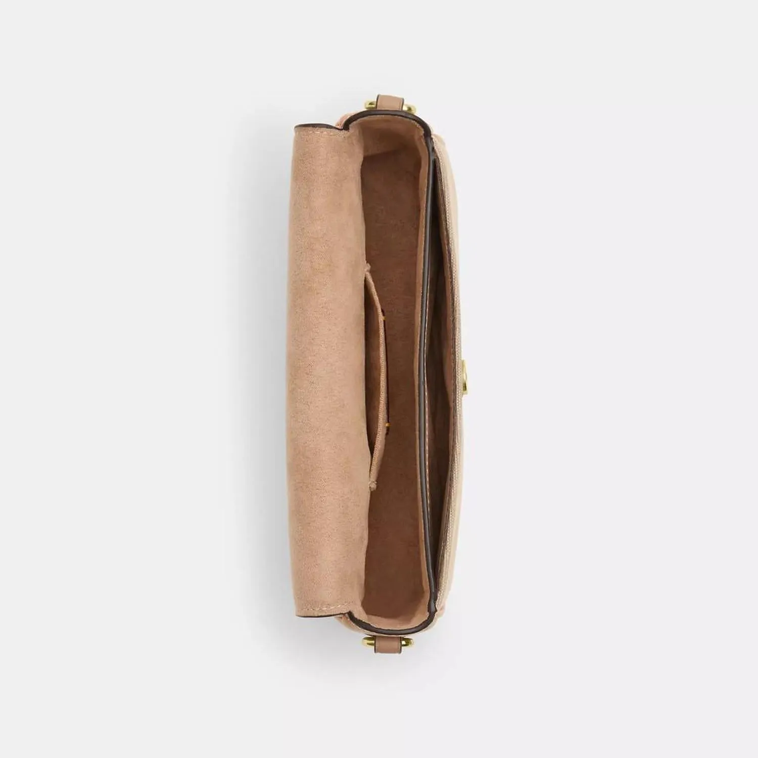 Hailey Flap Bag With Signature Canvas