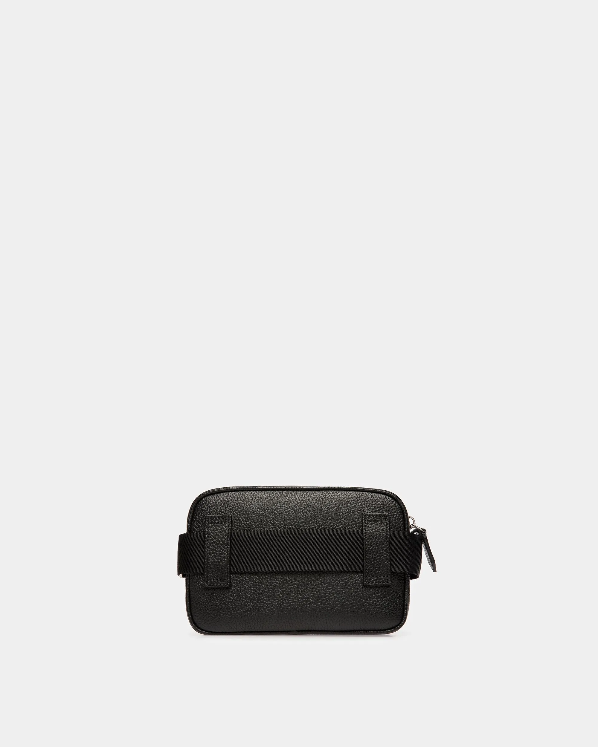 Hal Leather Crossbody Bag In Black And Palladium