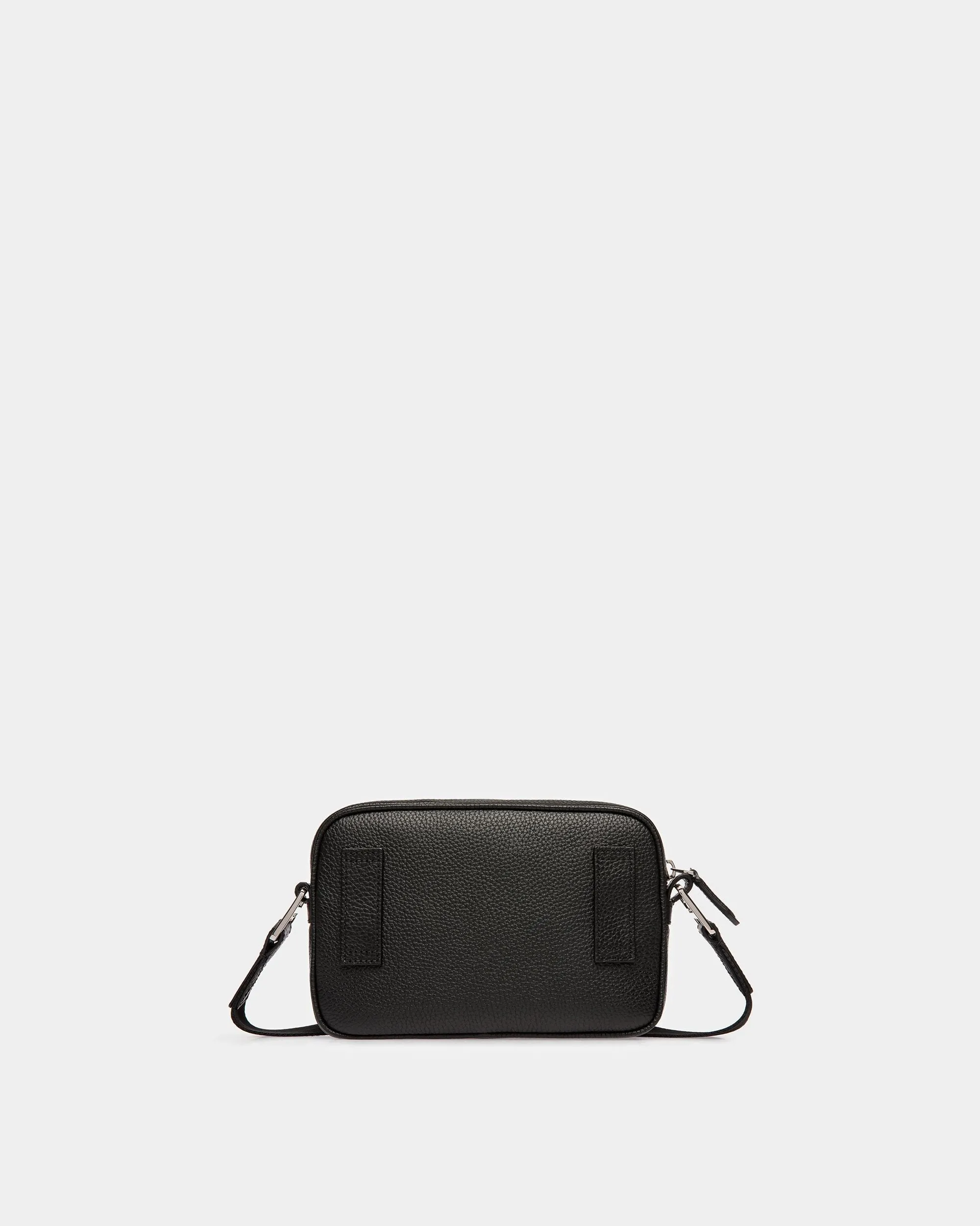 Hal Leather Crossbody Bag In Black And Palladium