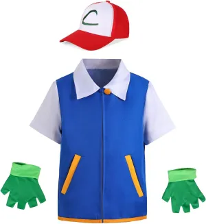 Halloween Cosplay Costume Hoodie Jacket Shirt Gloves Hat Sets for Trainer