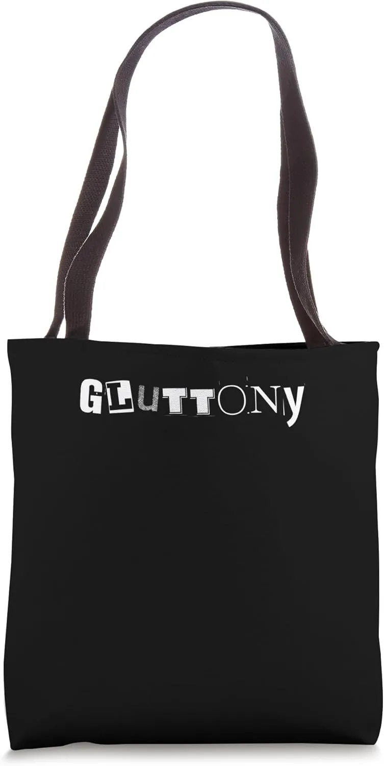 Halloween Couples Gluttony Costume Greedy Horror Tote Bag