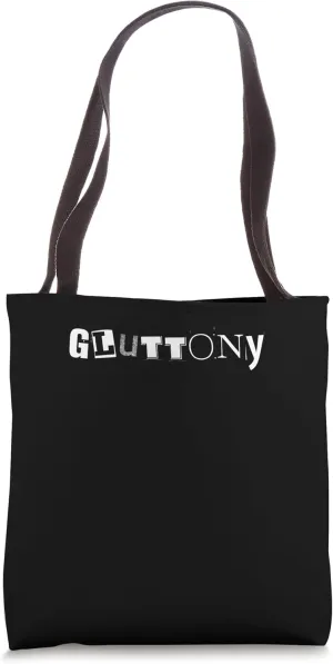 Halloween Couples Gluttony Costume Greedy Horror Tote Bag