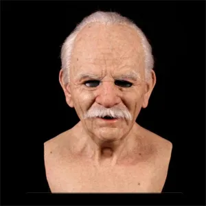 Halloween Realistic Old Man Old Man Latex Mask Halloween Mask Old Man Realistic Face Halloween Party Role Costume