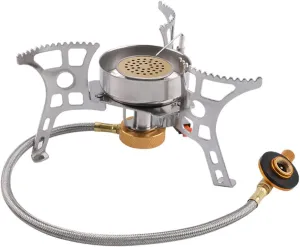 HANABASS Multi-functional Compact Camping Stove Windproof Burner for Easy Outdoor Cooking