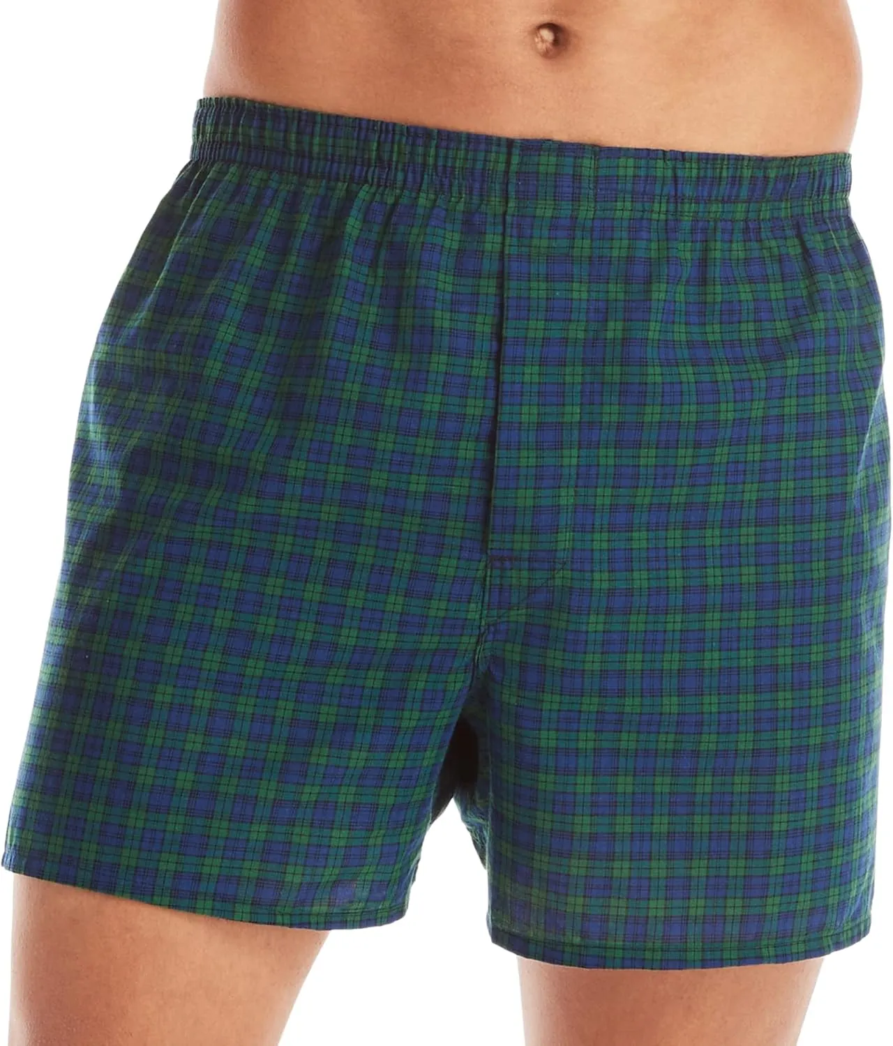 Hanes Men's Tagless Boxer Underwear, Exposed Waistband, Multi-packs Available