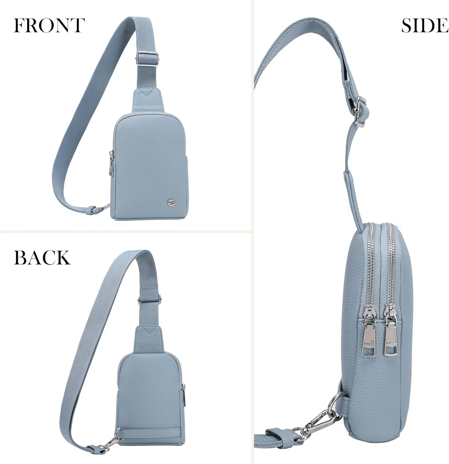Haytijoe Small Crossbody Sling Bag for Women Travel Purses Anti Theft Cross Body Bag for Woman Fanny Packs