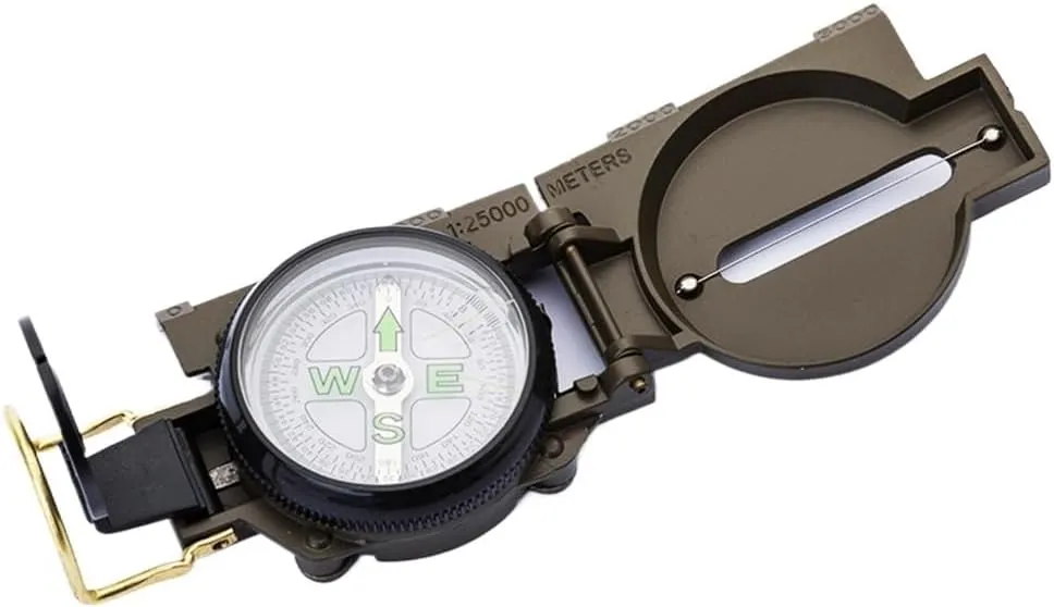 HBJWOV American Compass Mountaineering Camping Compass Outdoor Luminous Multi-Functional North Needle